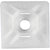 1 x 1 Natural Cable Tie Mounts 100/Case