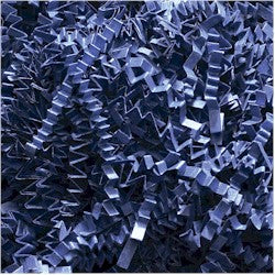 Crinkle Cut Shredded Paper - Navy Blue - 10 lbs./case