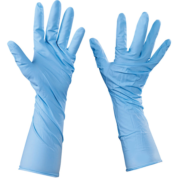 Nitrile Gloves with Extended Cuffs - Large 50/Case