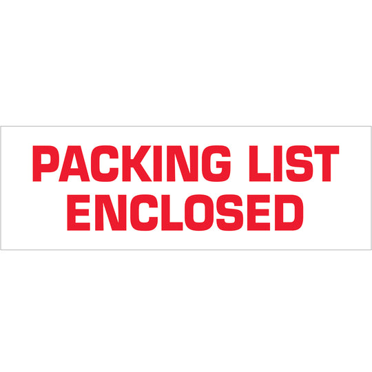 2 " x 110 Yard "Packing List Enclosed " Carton Sealing Tape 36/Case