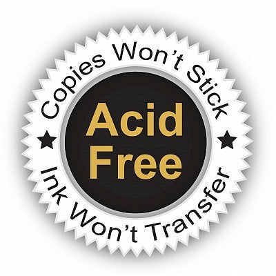 acid free poly folders