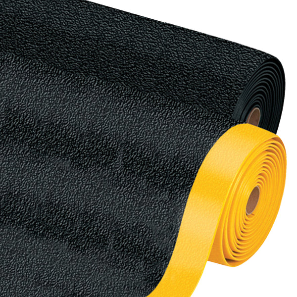 3 x 60 Feet Black/Yellow Premium Anti-Fatigue Mat