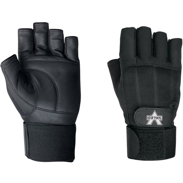 Pro Material Handling Fingerless Gloves w/ Wrist Strap - X Large - 2 Pair/Case