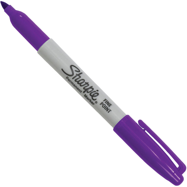 Purple Sharpie Fine Point Markers 12/Case