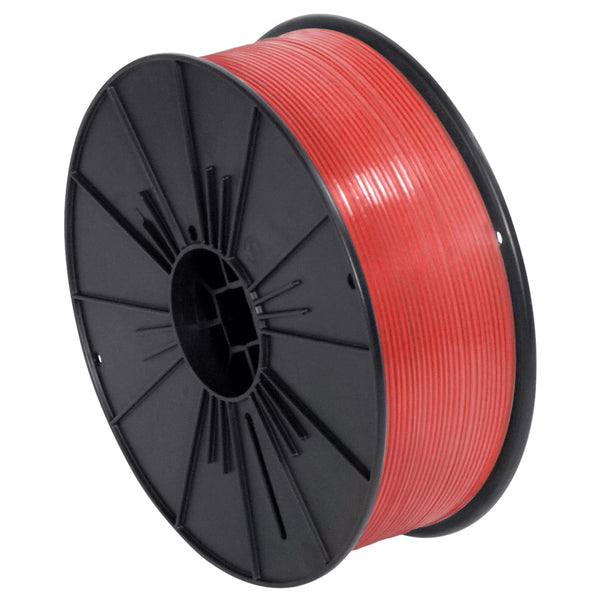 5/32 x 7000 Feet/Roll Red Plastic Twist Tie Spool