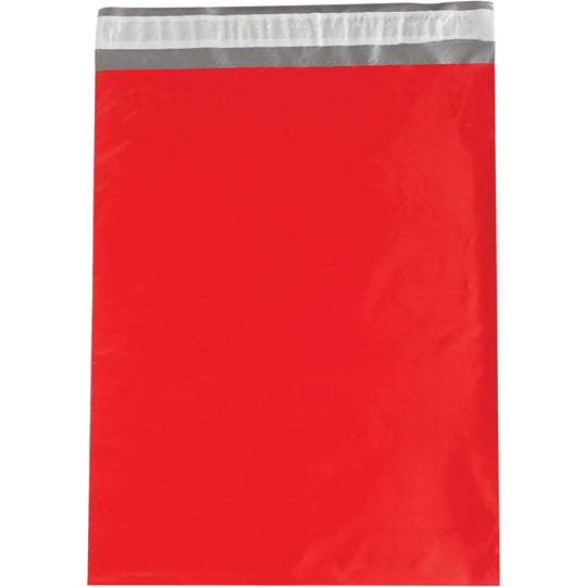 12 x 15 1/2 Red Poly Mailers 100/Case