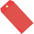 4 3/4 x 2 3/8 Red Self-Laminating Tags 100/Case