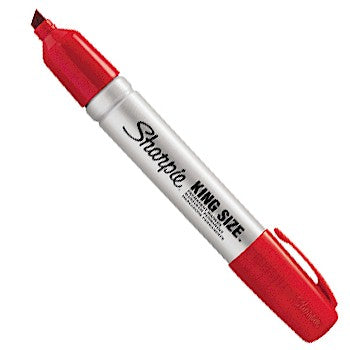 Red Sharpie King Size Markers 12/Case
