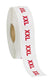 XXL Round Clothing Size Labels 1000/Roll