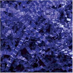 Crinkle Cut Shredded Paper - Royal Blue - 10 lbs./case
