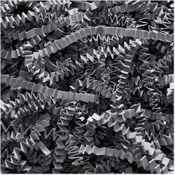 Crinkle Cut Shredded Paper - Gray - 10 lbs./case