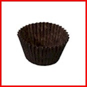 1 Diameter Base (3/4 Height) Brown Candy Cup 1000/Pack