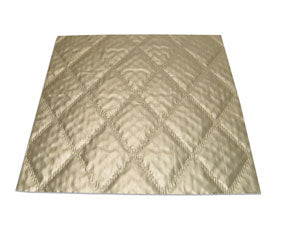 5-3/8 x 5-3/8 (8 & 16 oz) Square Candy Pad Gold 500/Case