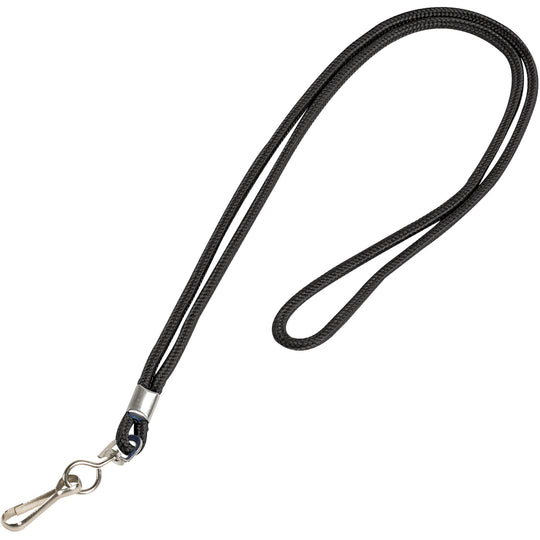 Standard Black Lanyard with Hook 24/Case