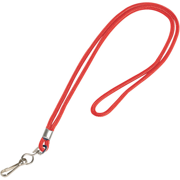 Standard Red Lanyard with Hook 24/Case