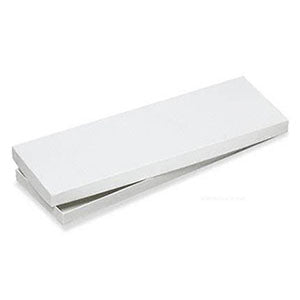 Handkerchief - 8 x 8 x 1/2 Rigid White Swirl 2-pc Box 100/Case