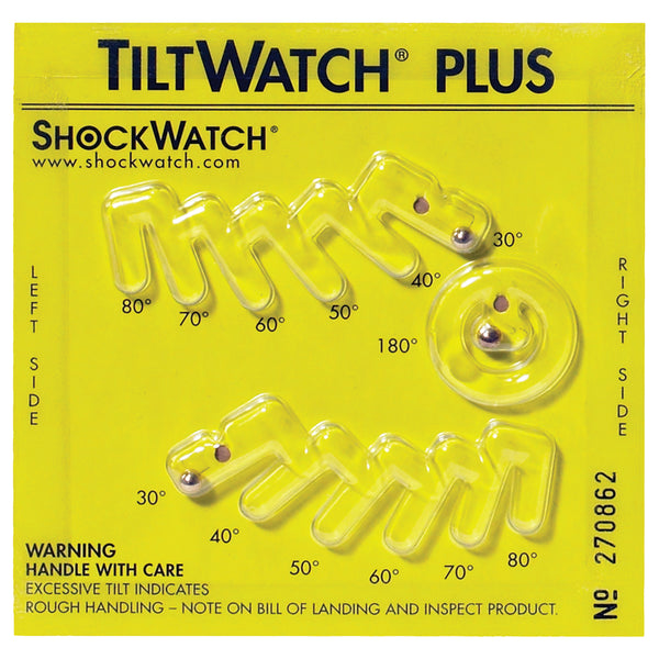 TiltWatch Plus with Label 50/Case