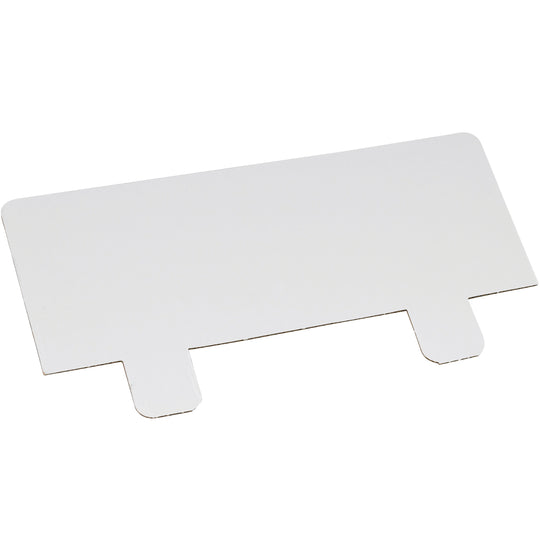 Tray Counter Display White Header Cards  10/Bundle
