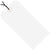 6-1/4 x 3-1/8 Pre-Strung White Tags (THICK BOARD - 13 POINT) 1000/Case