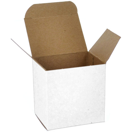 6 x 4 x 6 White 24pt 1-pc Chipboard Folding Carton  200/Case