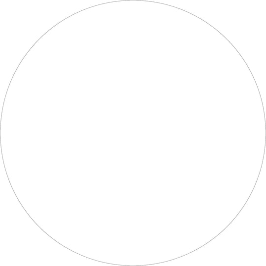 1 1/2" White Inventory Circle Labels 500/Roll