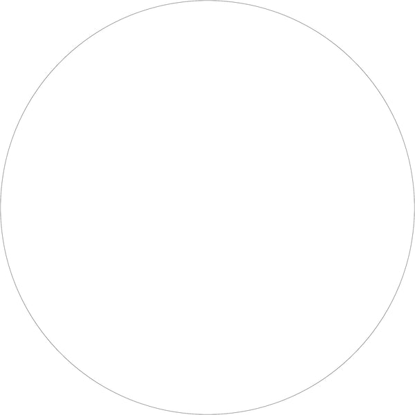 4" White Inventory Circle Labels 500/Roll