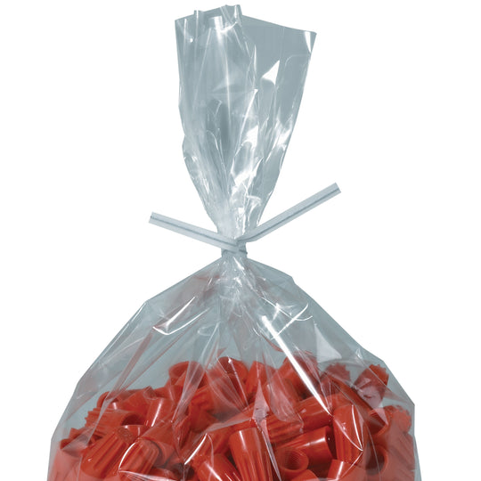 8 x 5/32 White Paper Twist Ties 2000/Case