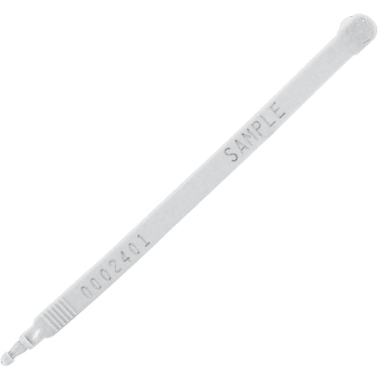 7 1/2" White Plastic Truck Seals 100/Case