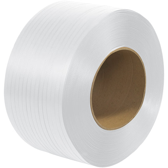 1/2" x .023 350# (8x8) Polypropylene Strap 9,900 Feet WHITE