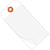 4 3/4 x 2 3/8 White Self-Laminating Tags 100/Case