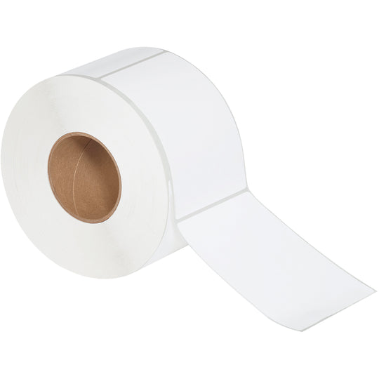4 x 1 1/2" White Thermal Transfer Labels 4/Case