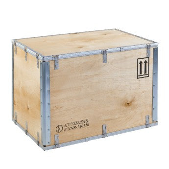 22.8" x 14.9" x 13.7" Wood Crate Shipping Box