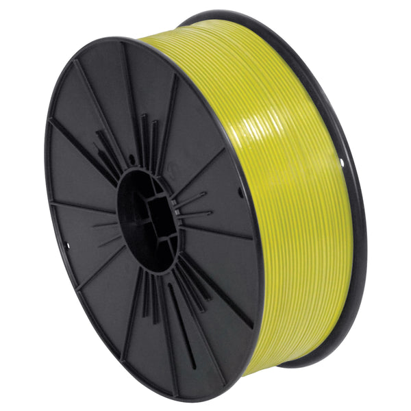 5/32 x 7000 Feet/Roll Yellow Plastic Twist Tie Spool