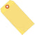 4 3/4 x 2 3/8 Yellow Self-Laminating Tags 100/Case