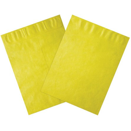 12 x 15 1/2 Yellow Tyvek Envelopes 100/Case