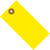2 3/4 x 1 3/8 Yellow Tyvek Shipping Tag 100/Case
